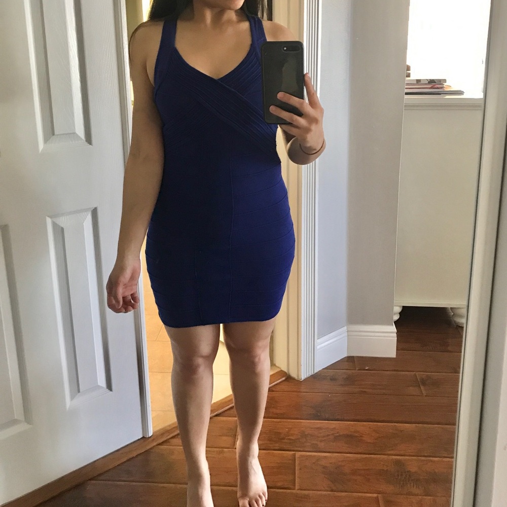 Royal blue slimming dress 💙